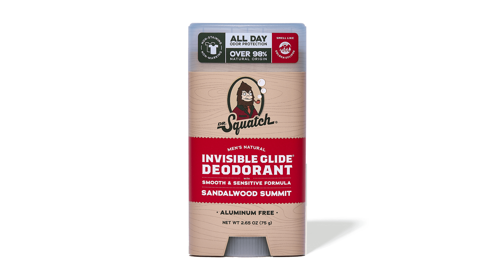 Sandalwood Summit Invisible Glide Deodorant - Bright Travel Guard