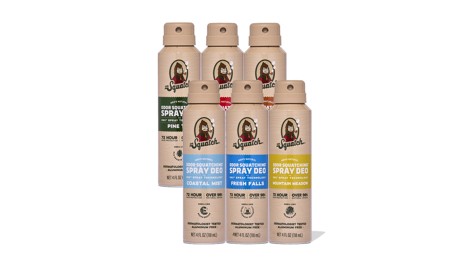 Spray Deodorant 6-Pack - Fresh Glide
