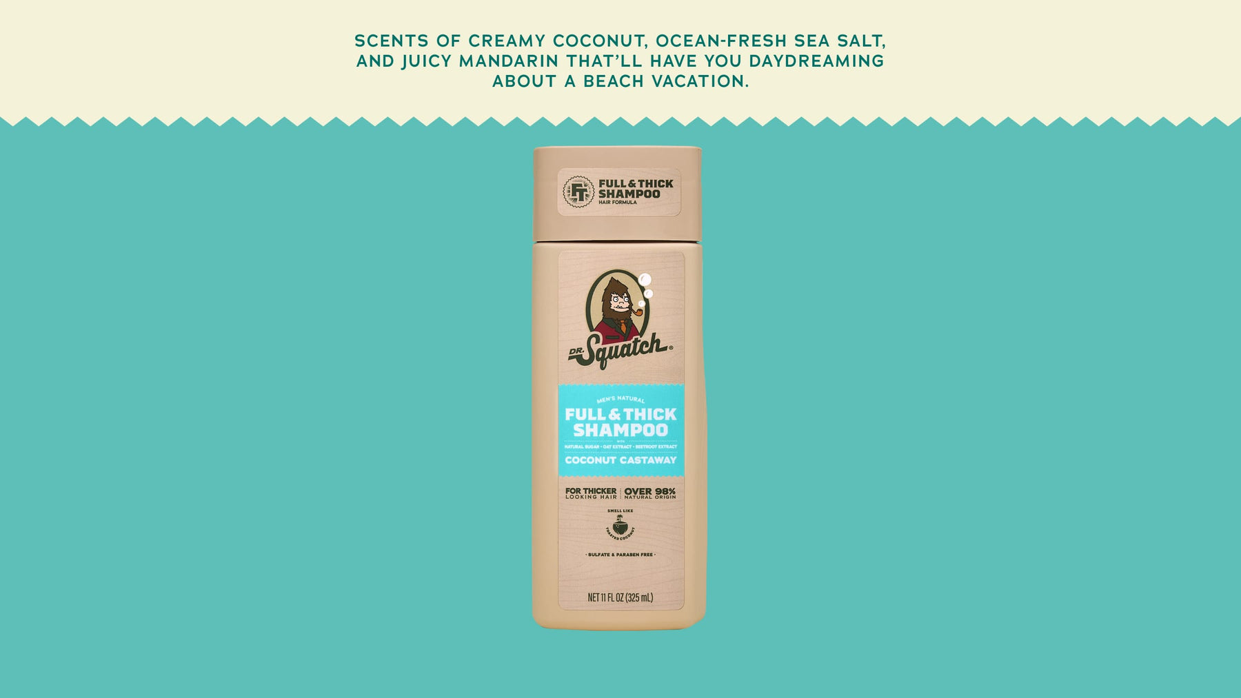 Coconut Castaway Full & Thick Shampoo - Full Active Clean