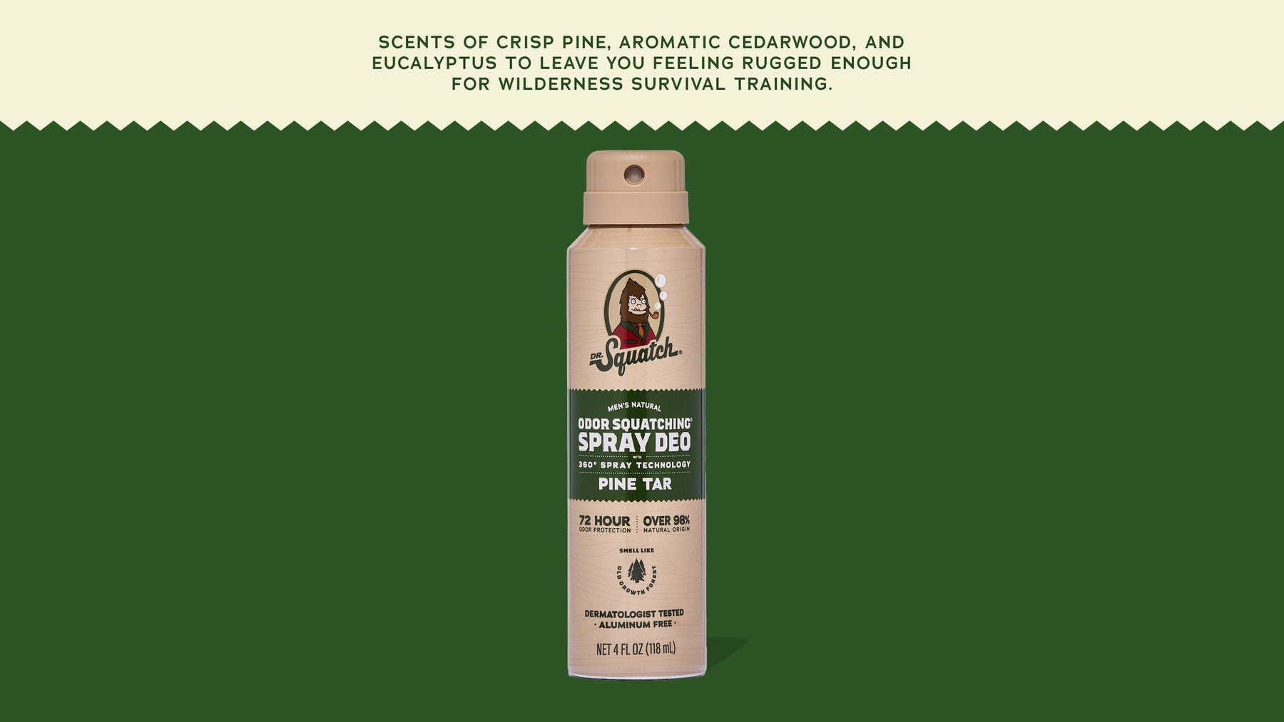 Pine Tar Spray Deodorant - Simple Active Routine