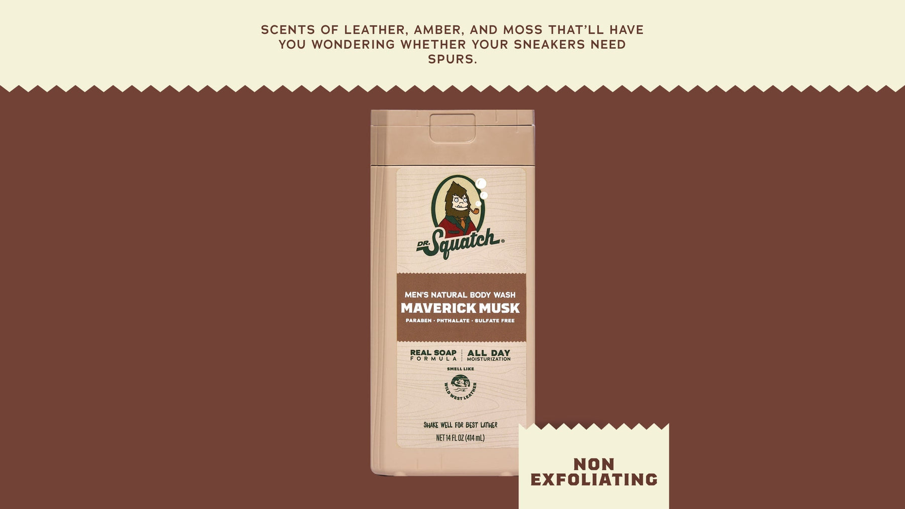 14 oz Maverick Musk Body Wash - Rugged Shower Routine