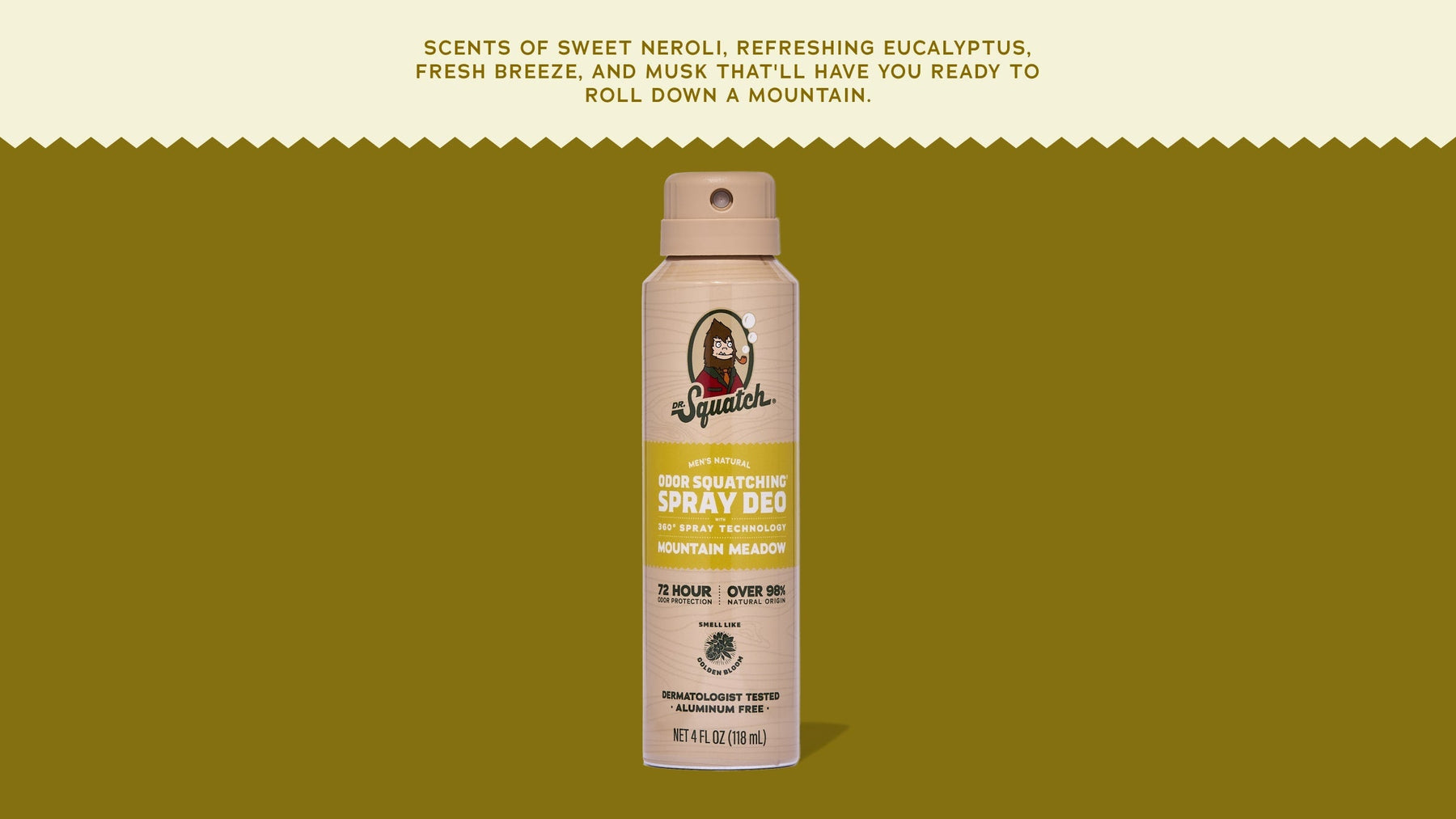 Mountain Meadow Spray Deodorant - Travel Clean Routine