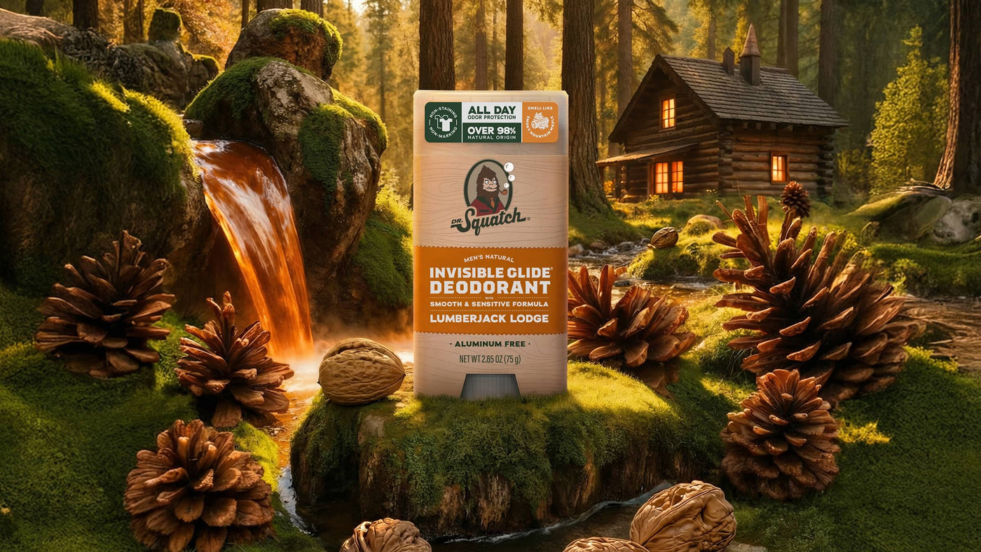 Lumberjack Lodge Invisible Glide Deodorant - All Day Travel Routine