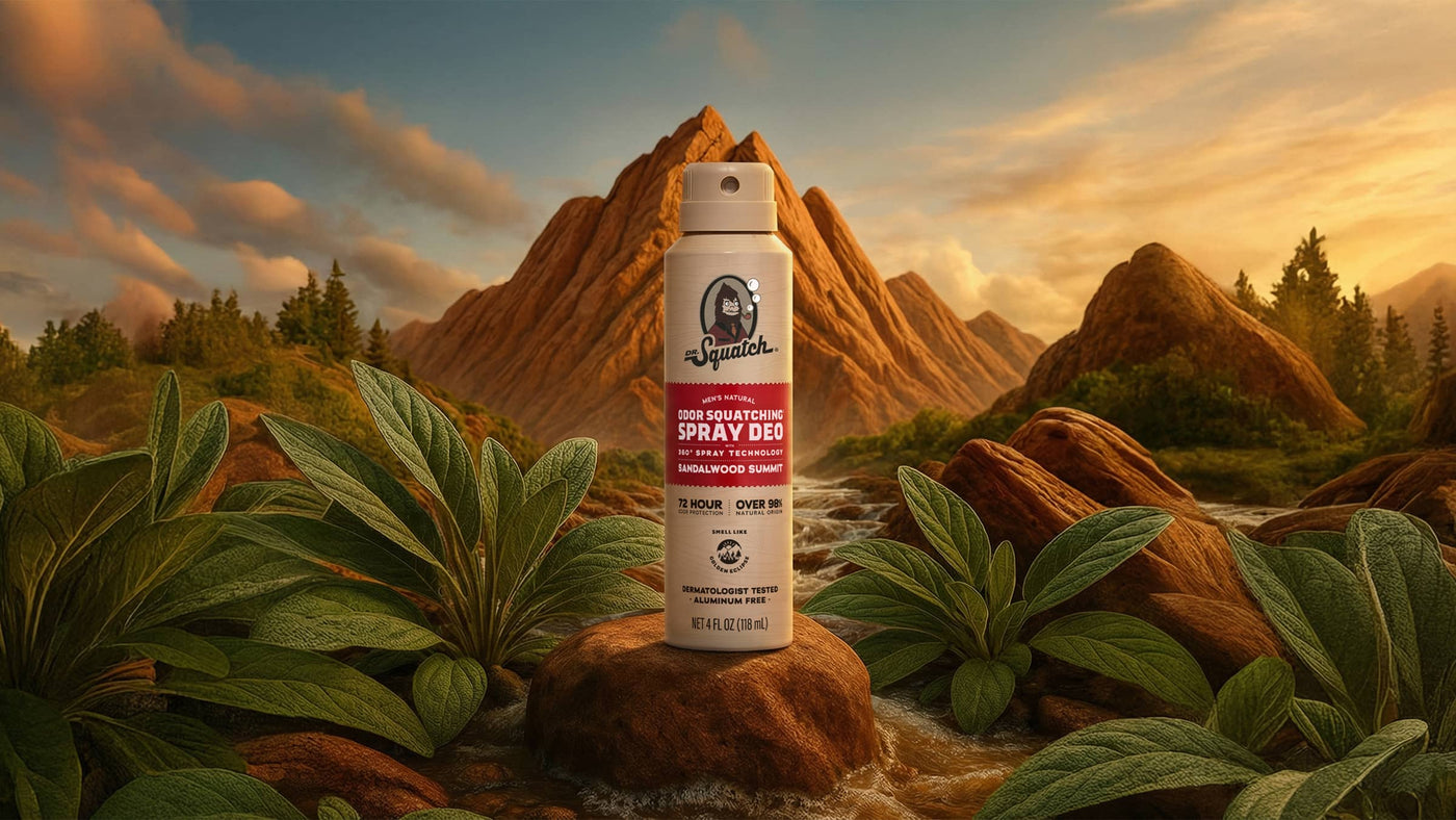 Sandalwood Summit Spray Deodorant - Outdoor Daily Routine